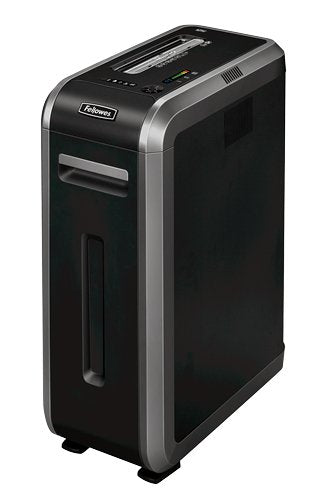 EAN 0043859628100 - Fellowes 125i triturador de papel Corte en tiras 23 cm Negro imagen 1