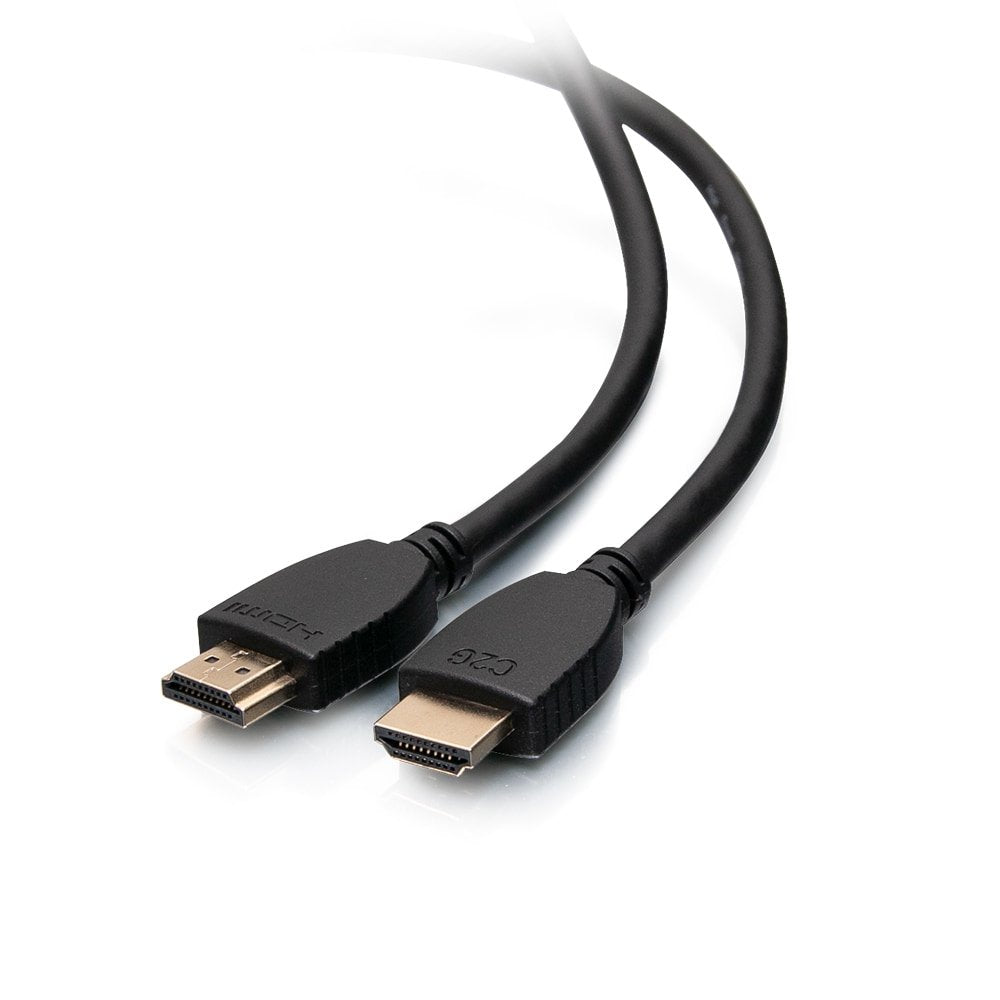 Cable C2g 6ft 4k Hdmi With Ethernet High Speed Ultrahd Cable M/M Cable Hdmi Con Ethernet Hdmi Macho A Hdmi Macho 1.83 M Blindado Negro