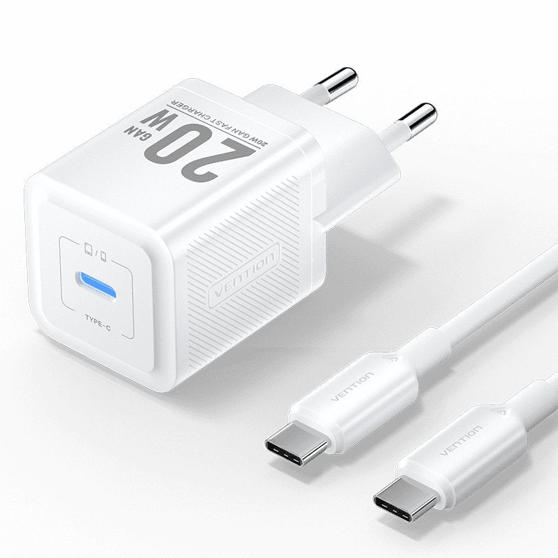 EAN 6922794786295 - Vention TZ-FEPW0-EU-01 cargador de dispositivo móvil Universal Blanco Corriente alterna Carga rápida Inte imagen 1
