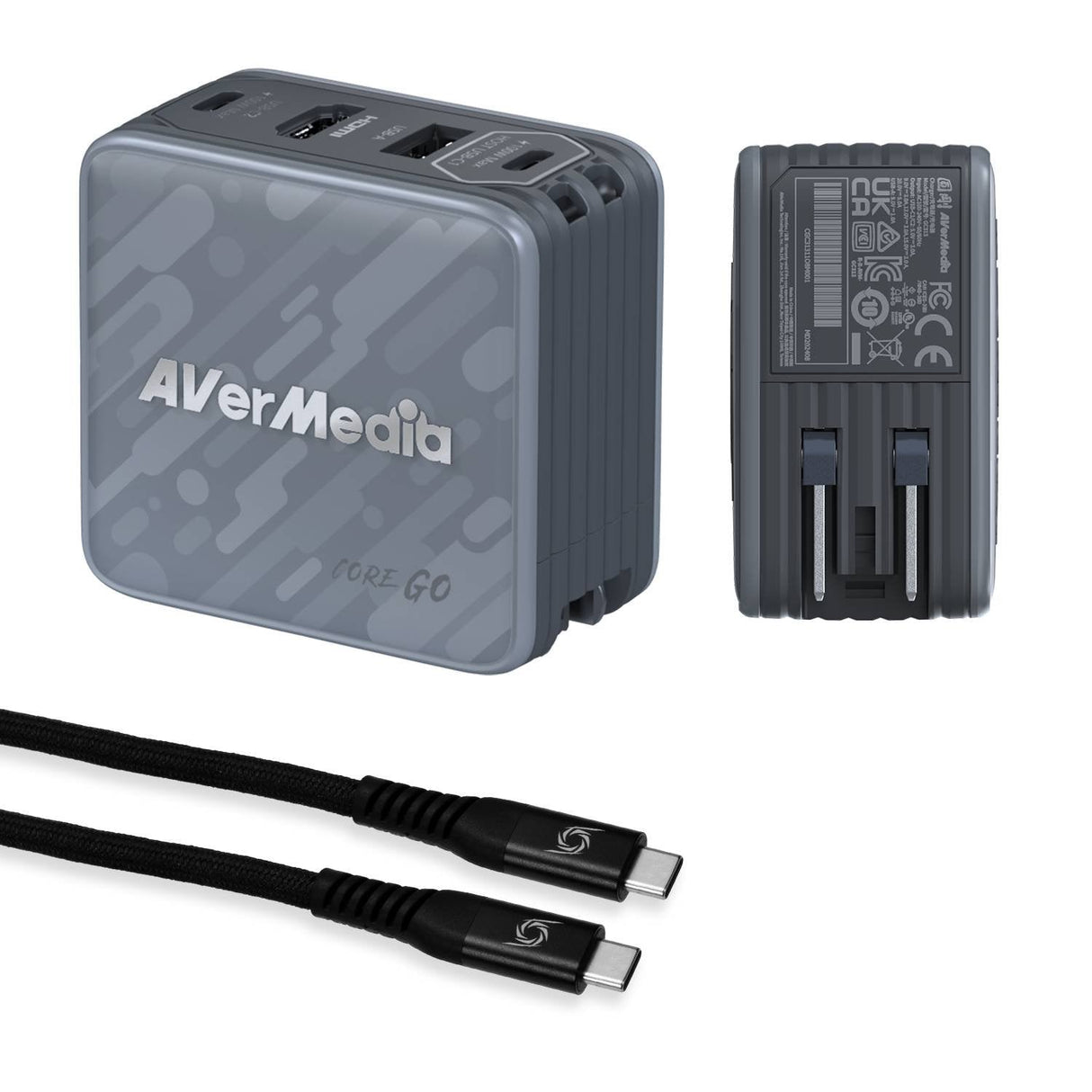 Avermedia Ladedock, Core Go Gc313 Negro, 100w Gan, Hdmi