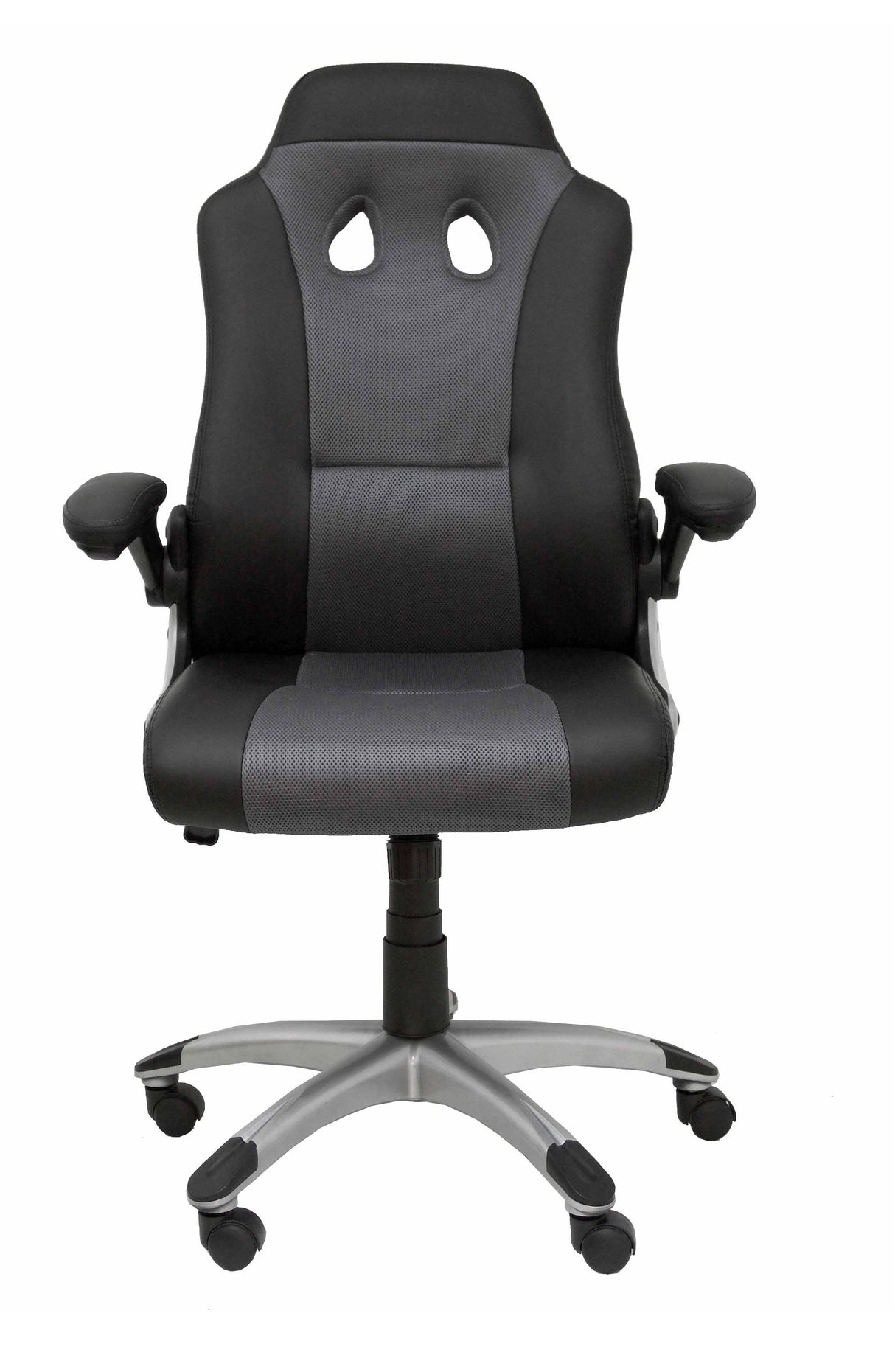 Silla Gaming Talave Similpiel Negro Y Gris