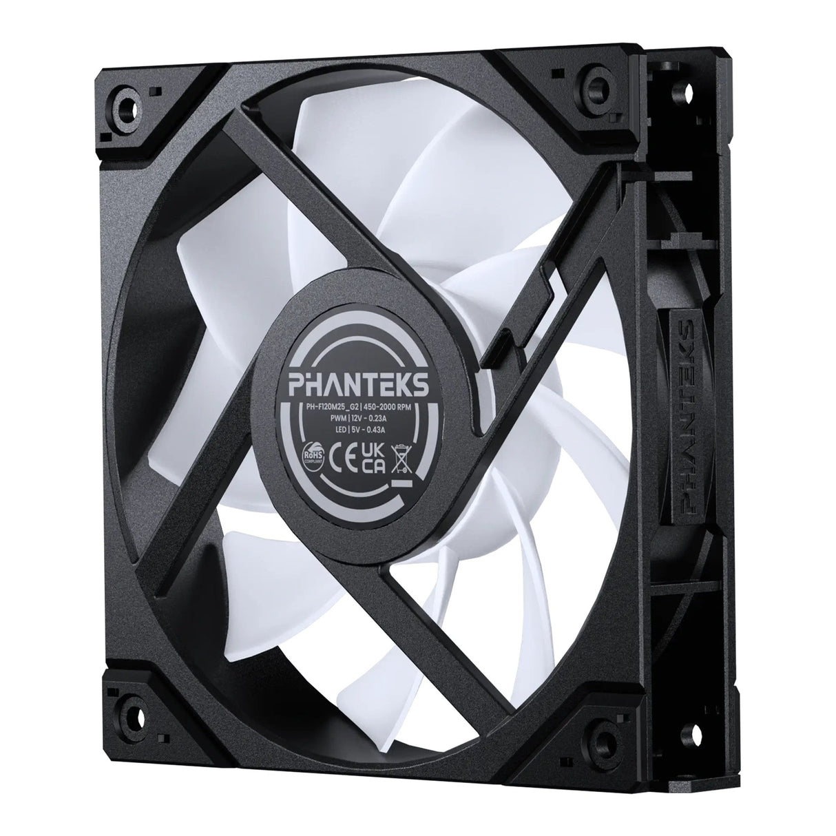 Ventilador De Caja Phanteks M25 Gen2 - 12cm (Negro)