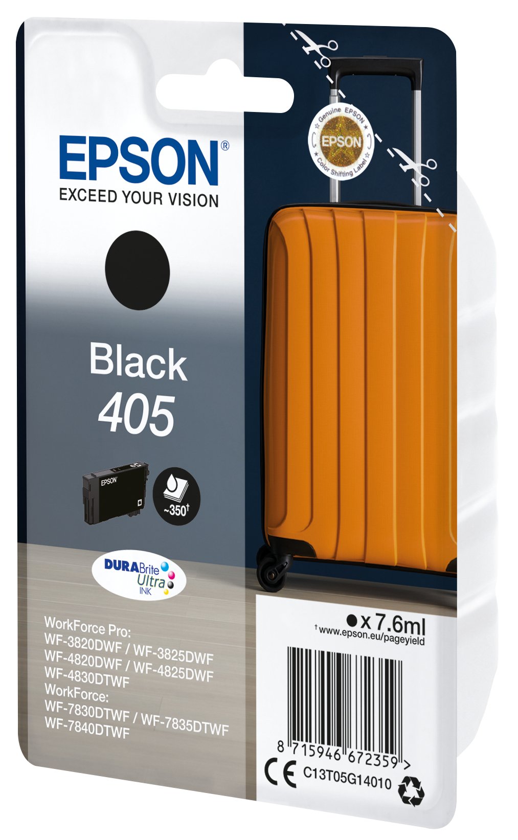 Cartucho Original Epson 405 Negro - C13t05g14020 Pag-350
