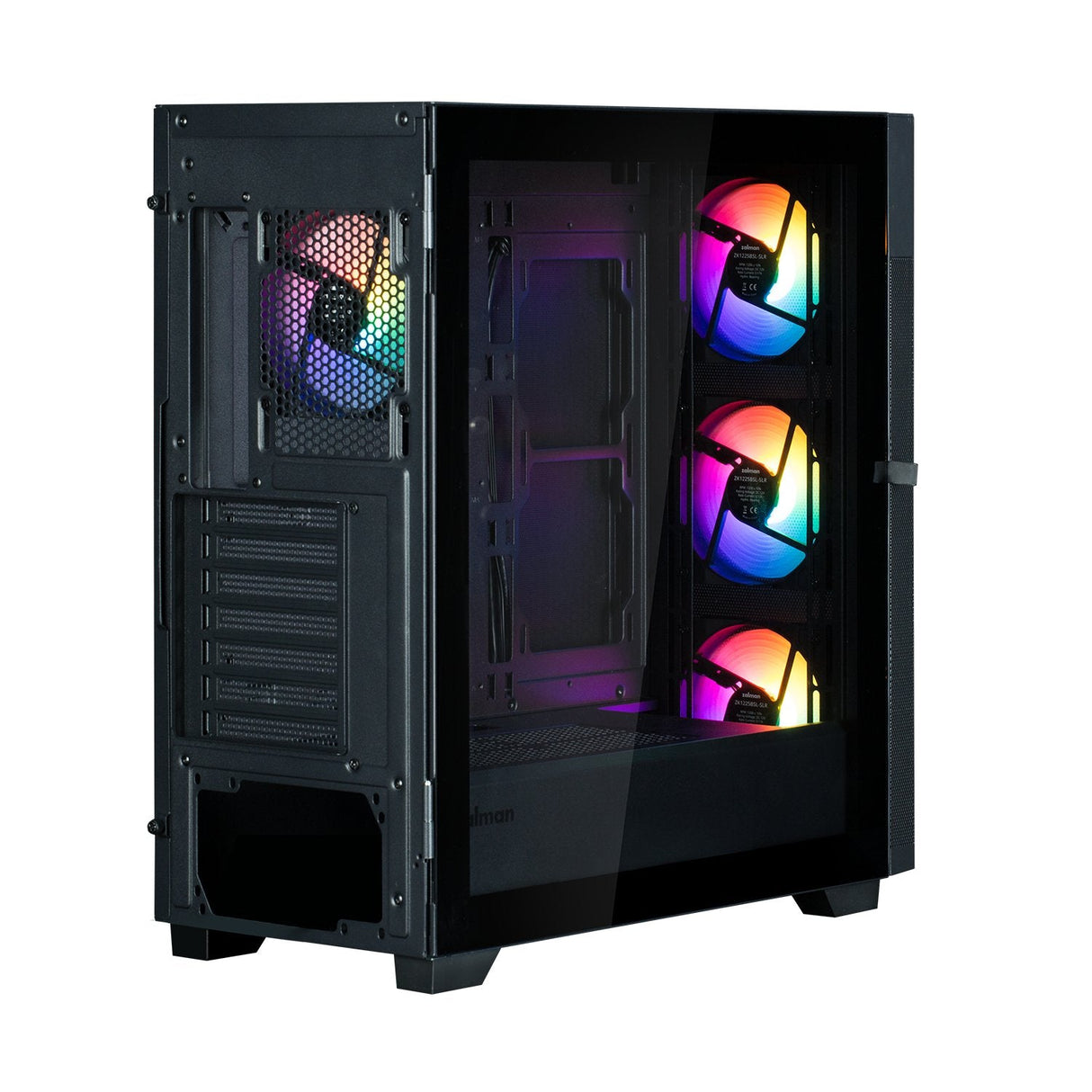 Caja Pc Obudowa S5 Neo Black Atx Mid Tower Frgb Fan X4