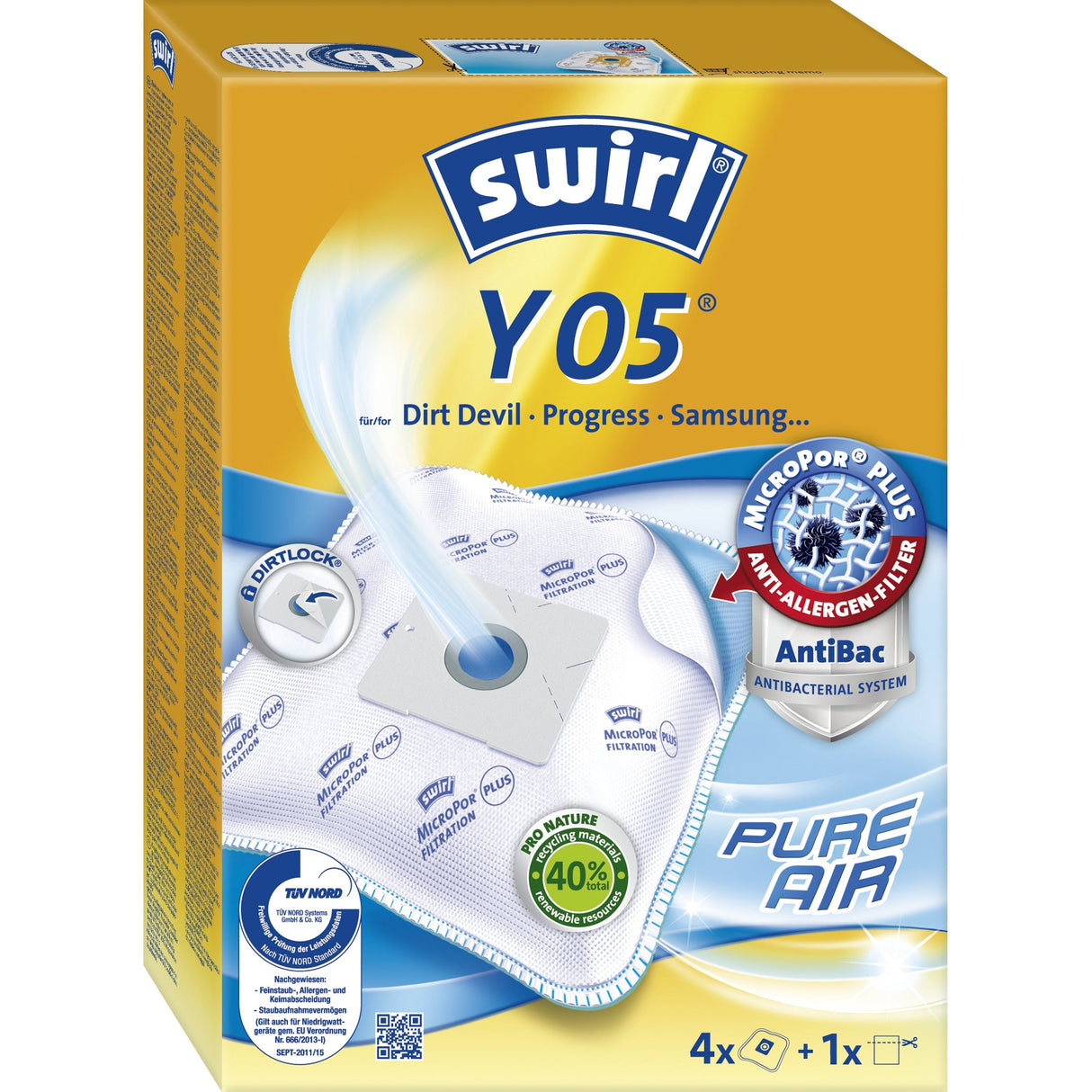 EAN 4006508191871 - Swirl Y 05 Bolsa para el polvo imagen 1
