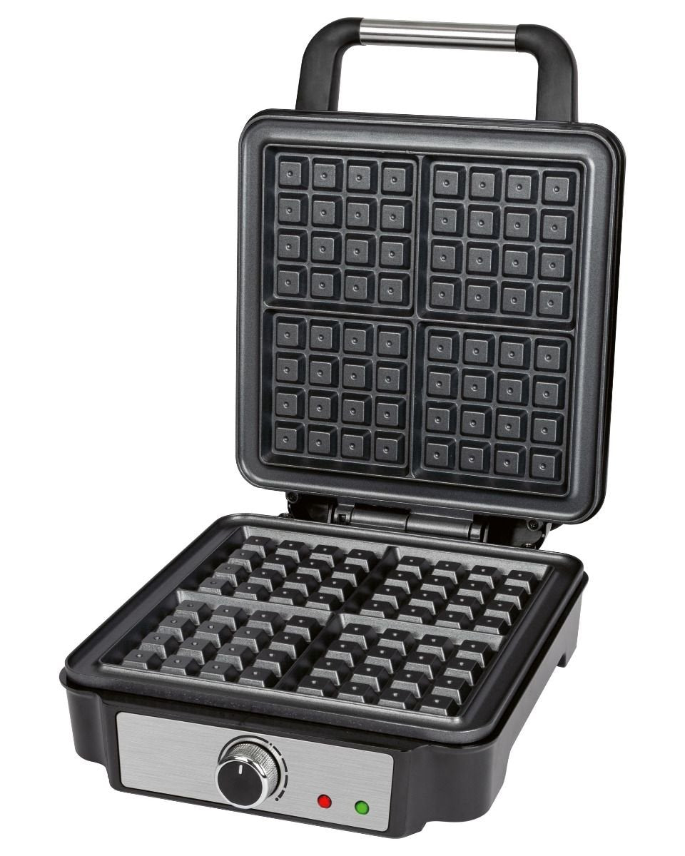 EAN 4006160124101 - ProfiCook PC-WA 1241 4 barquillo(s) 1200 W Negro, Acero inoxidable imagen 2