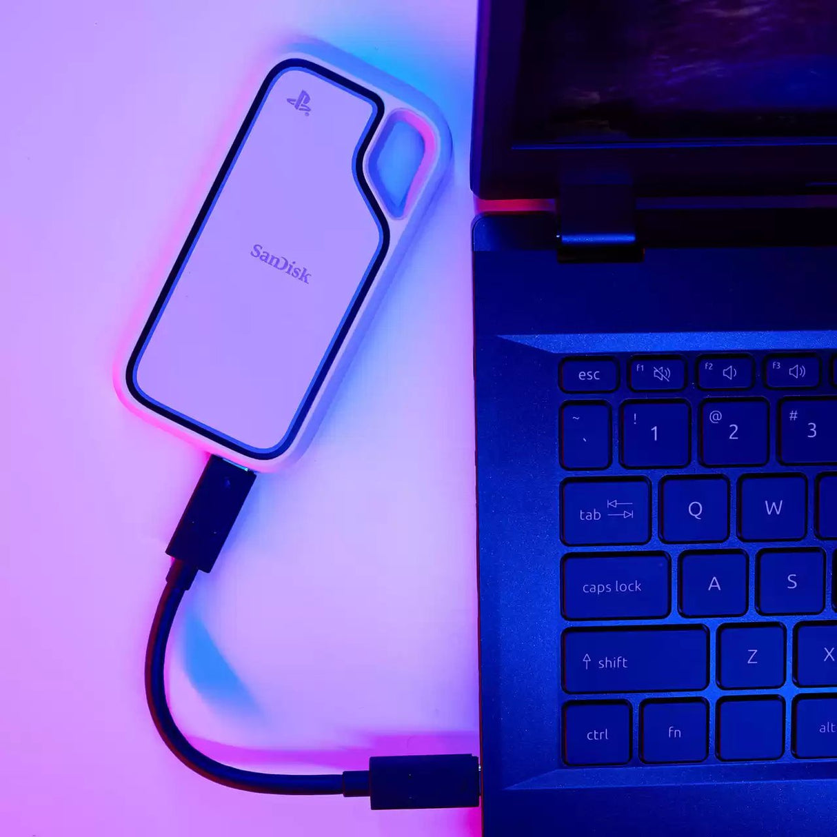 EAN 0619659213466 - SanDisk SDSSDE62P-2T00-G25 unidad externa de estado sólido 2 TB USB Tipo C 3.2 Gen 2 (3.1 Gen 2) Blanco imagen 5