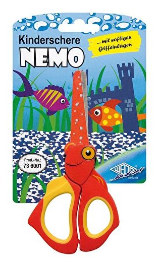 Wedo Kinderschere Bamelschere Rund Aus Edelmahl Rot Amarillo