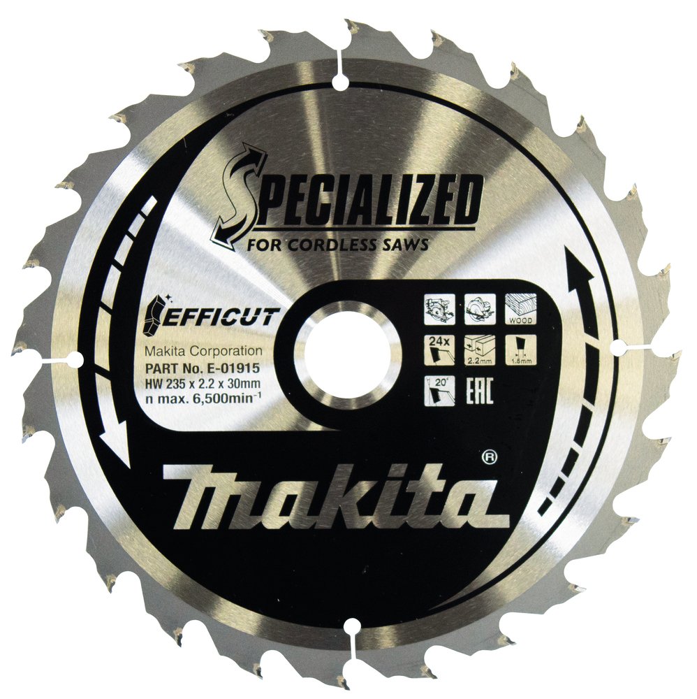 EAN 0088381556149 - Makita E-01915 hoja de sierra circular 23,5 cm 1 pieza(s) imagen 1