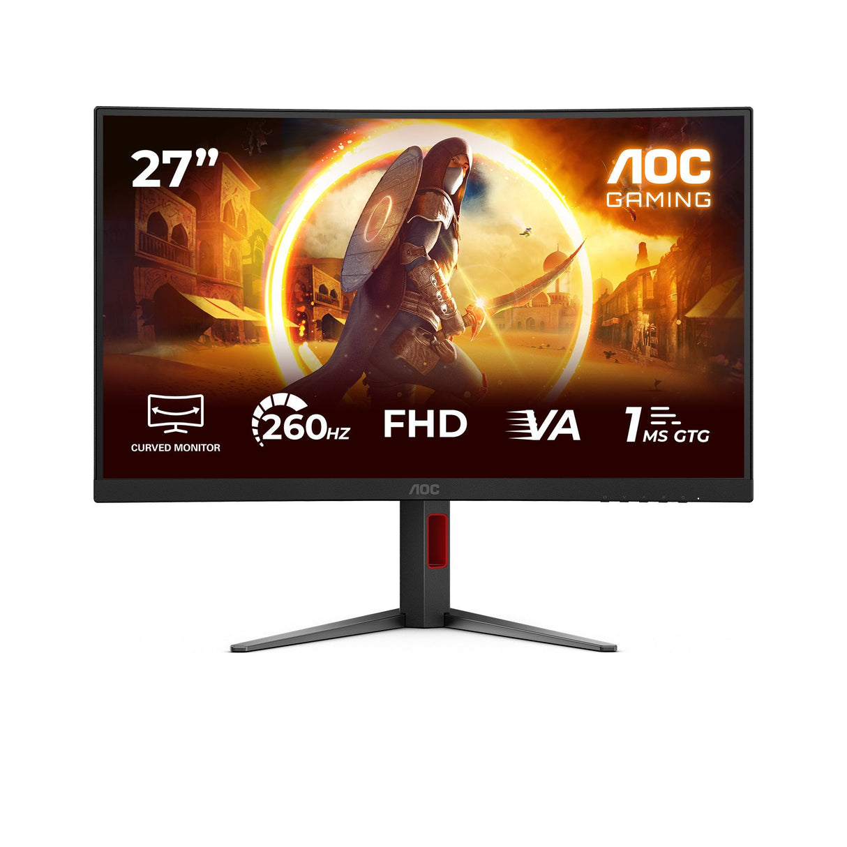 C27g4z2 27' 16:9 Fast Va 260hz (Oc Native 240hz) 1920x1080 Has 130mm Hdmi X 2x 2.0 Dp X 1x 1.4