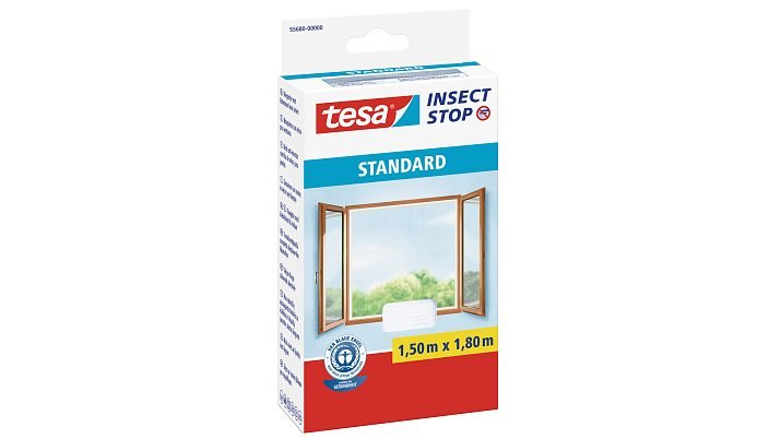 Tesa Mosquitera Standard Cinta De Velcro 1,5x1,8m Blanco
