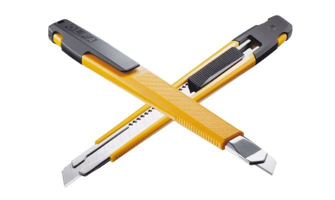 Olfa Cutter Standard A-1 / Cuchilla Fracturable De 9 Mm / Diestros Y Zurdos