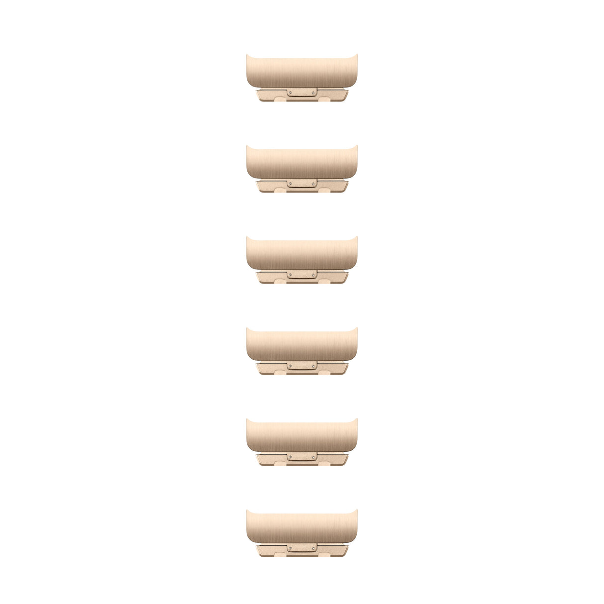 EAN 0195949658303 - Apple MXMJ3ZM/A Accesorios para dispositivos vestibles inteligentes Band extension Oro Acero inoxidable imagen 1