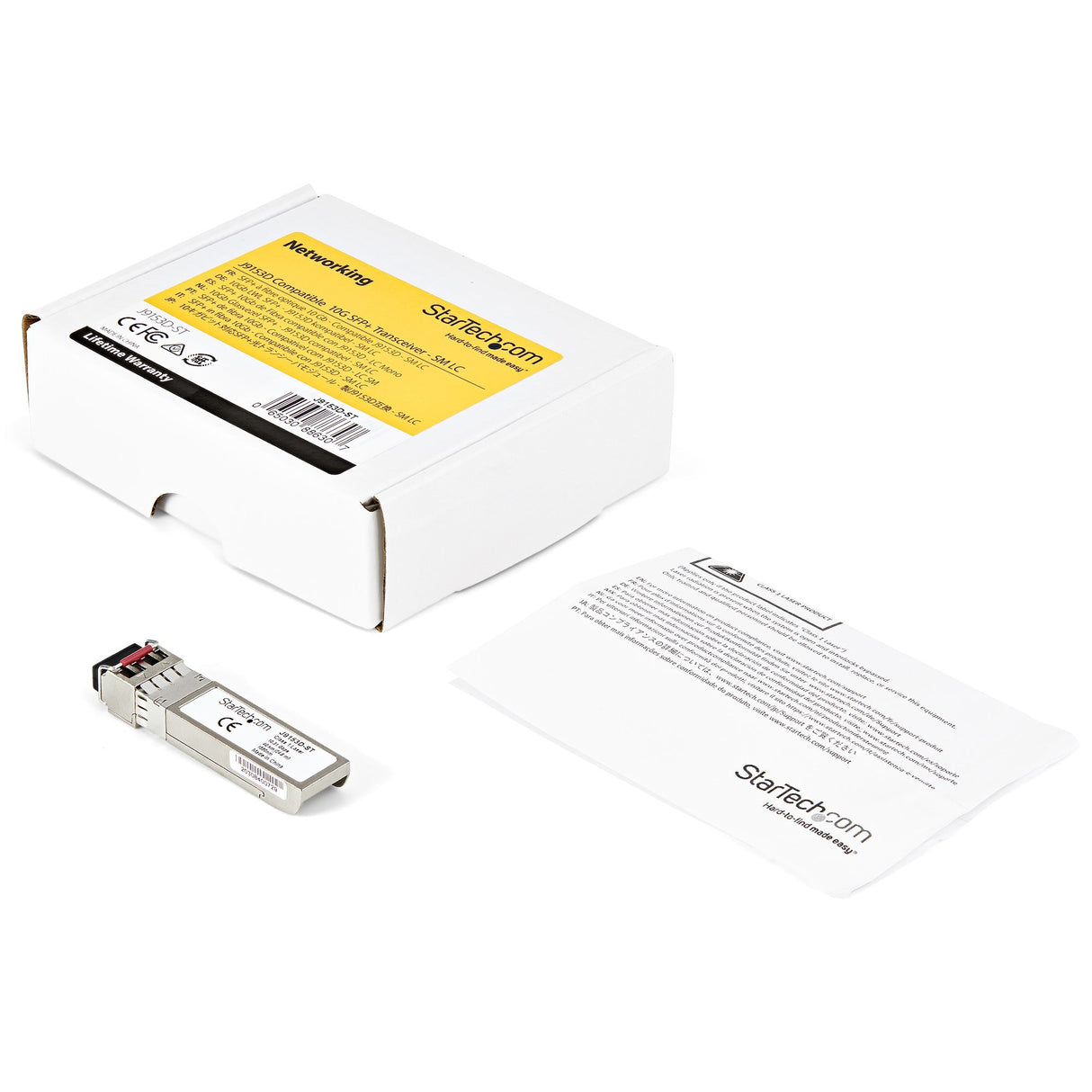 EAN 0065030886307 - StarTech.com J9153D-ST red modulo transceptor Fibra óptica 10000 Mbit/s SFP+ imagen 3