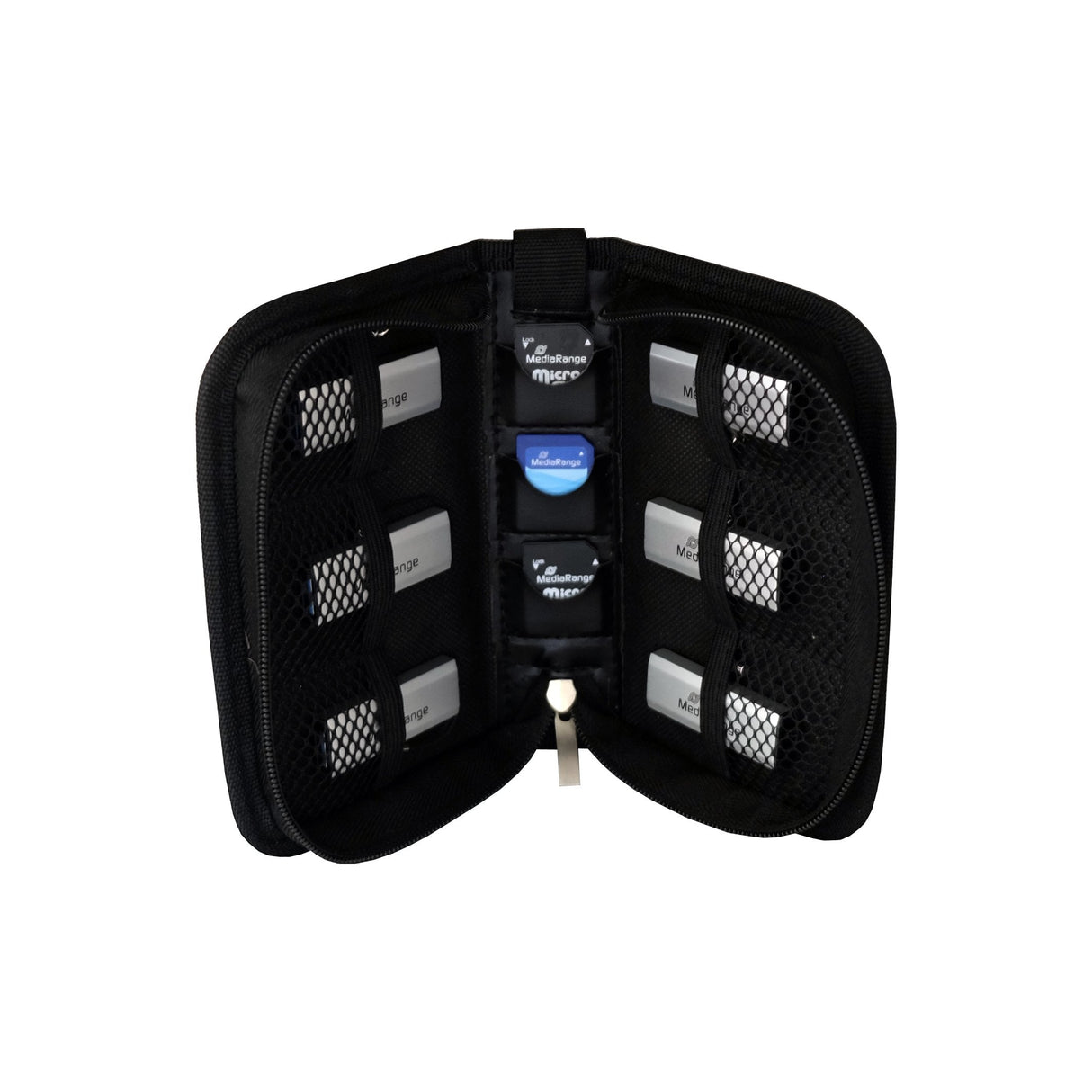 Carpeta De Archivo Mediarange Para Tarjetas Pensticks 3sd Negra