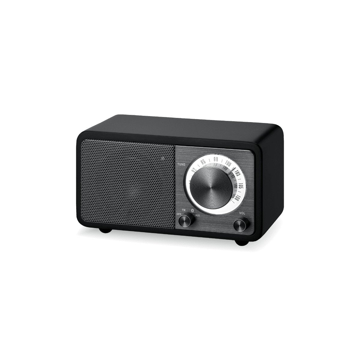 Sangean Wr-7 Negro Mate Radio Analógica Sobremesa Fm Bluetooth Batería Li-Ion Recargable