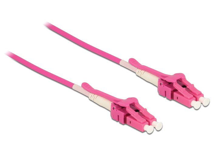 Delock Cable De Fibra Óptica Lc Lc Multimodo Om4 Uniboot 10 M