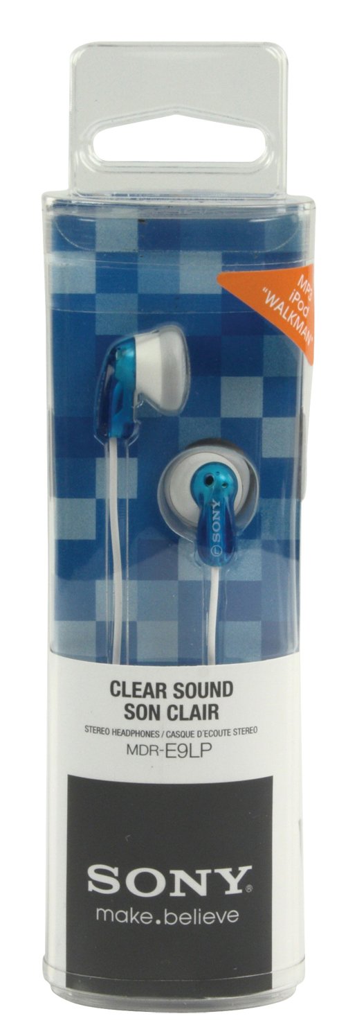 Sony Auriculares De Boton Azules Mdre9lpl.Ae