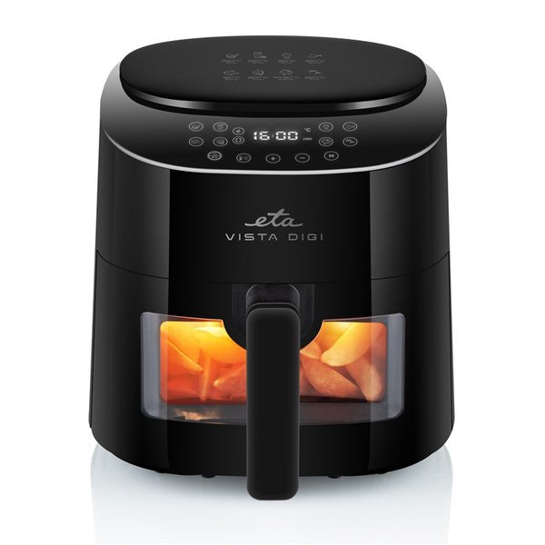 Freidora De Aire Eta Vista Digi Eta116890000 Caliente, 8 Programas, 4,3 L, Negra