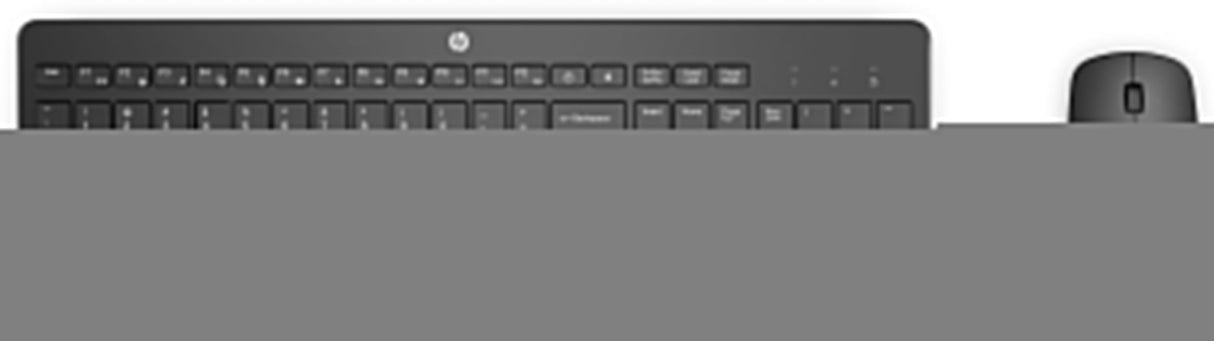 EAN 5715063621745 - HP 235 Wireless Mouse and Keyboard Combo teclado Ratón incluido Oficina RF inalámbrico Negro imagen 1