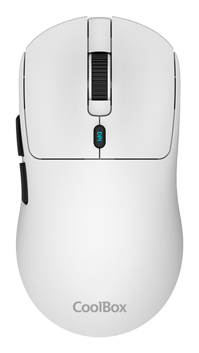 Coolbox Ratón Gaming W03 10000dpi Inalámbrico Rf+Bt Blanco