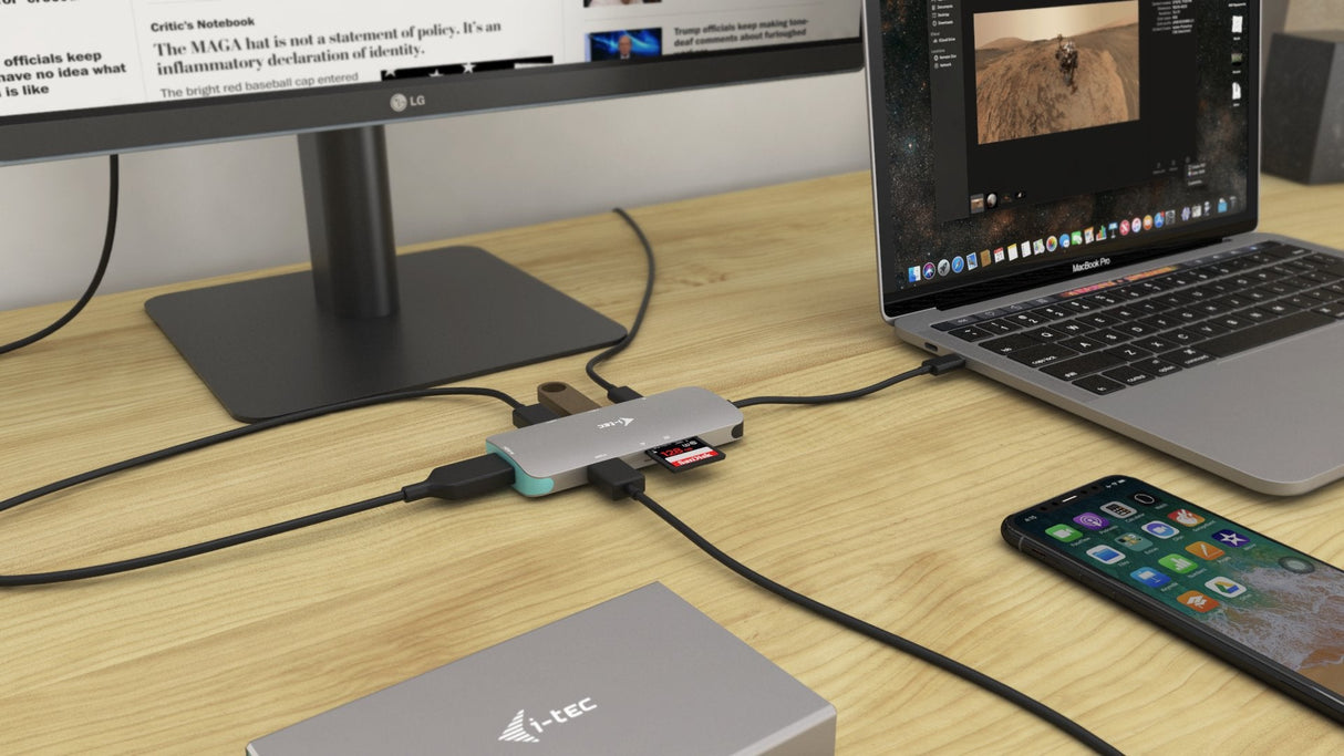 EAN 8595611702891 - i-tec Metal C31NANODOCKPD base para portátil y replicador de puertos Alámbrico USB 3.2 Gen 1 (3.1 Gen 1) imagen 7