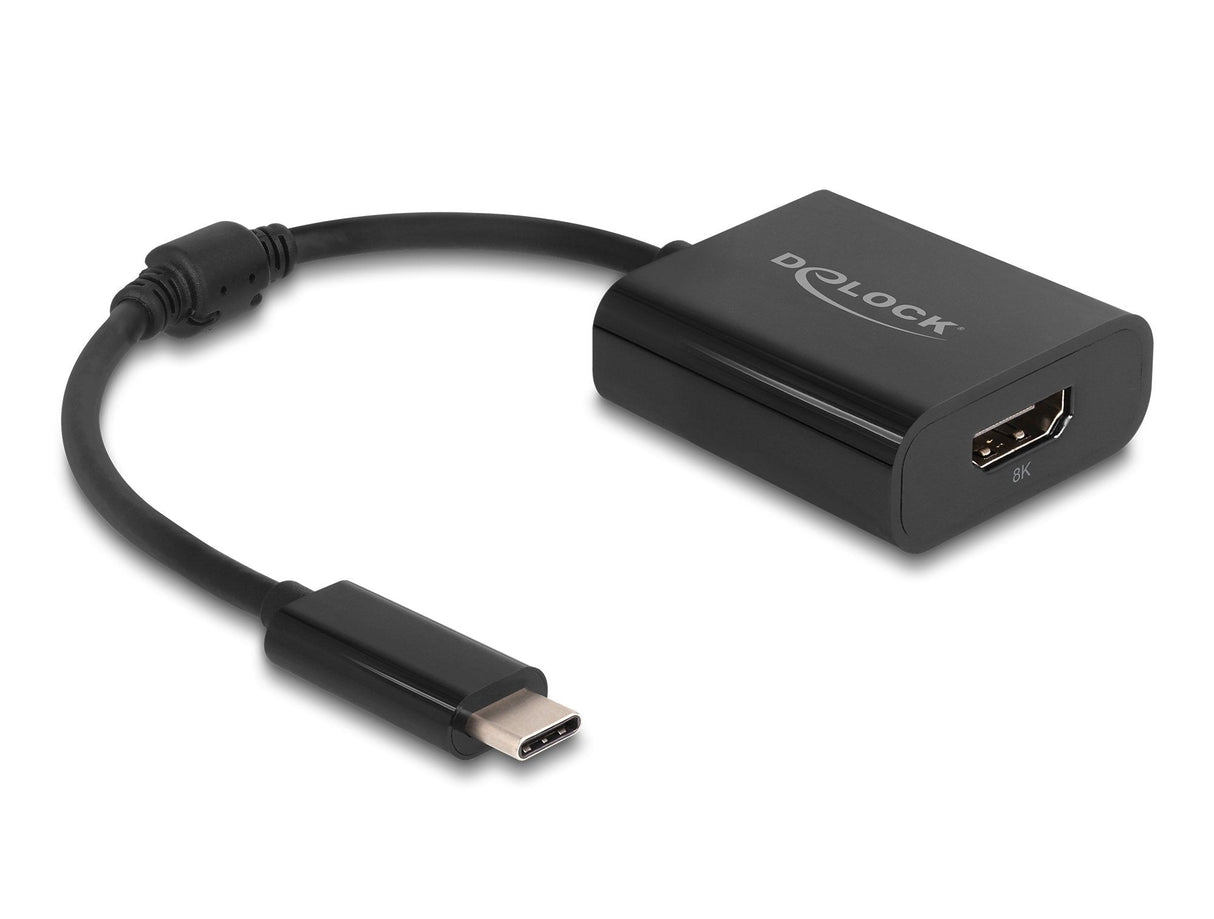 Delock 64175 Adaptador Usb Type-C A Hdmi (Modo Dp Alt) 8k Con Función Hdr Negro