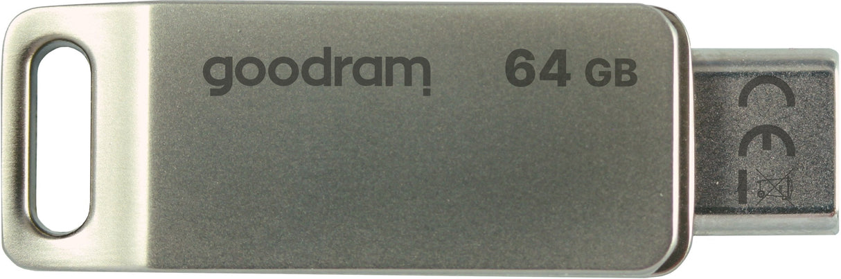 Pendrive Goodram 64gb Oda3 Plata Usb 3.0 Tipo-C
