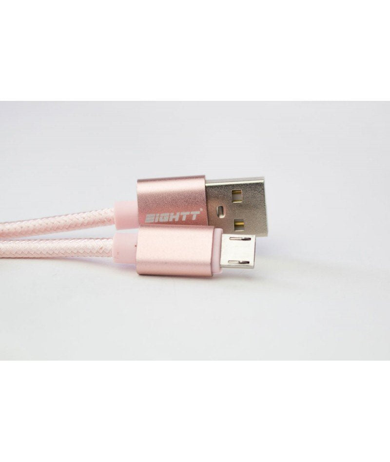 EAN 8425402168639 - Eightt ECM-1P cable USB USB 2.0 1 m USB A Micro-USB B Rosa imagen 2
