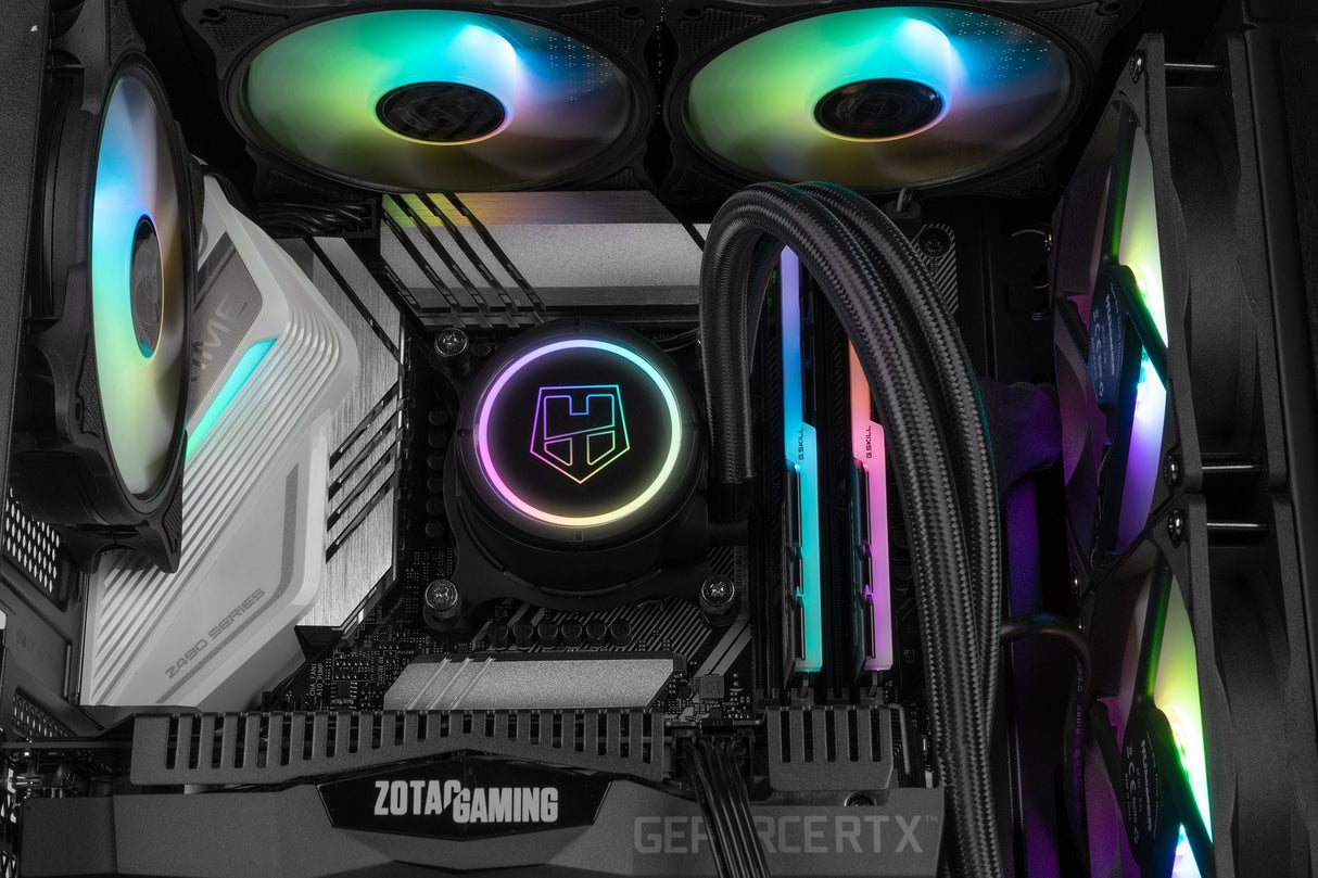 Caja Pc Nox Semitorre Hummer Frost Argb Lighting