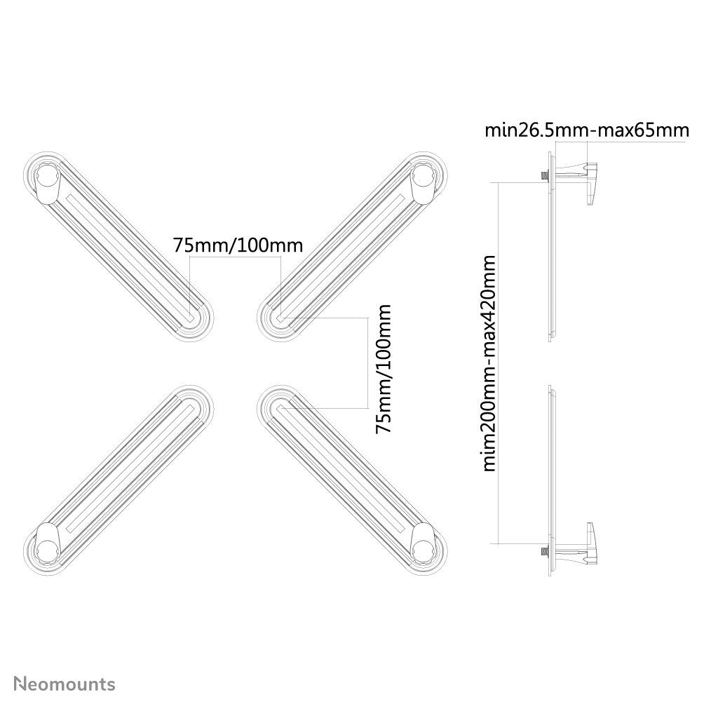 EAN 8717371445539 - Neomounts FPMA-VESANON accesorio para soporte de monitor imagen 9