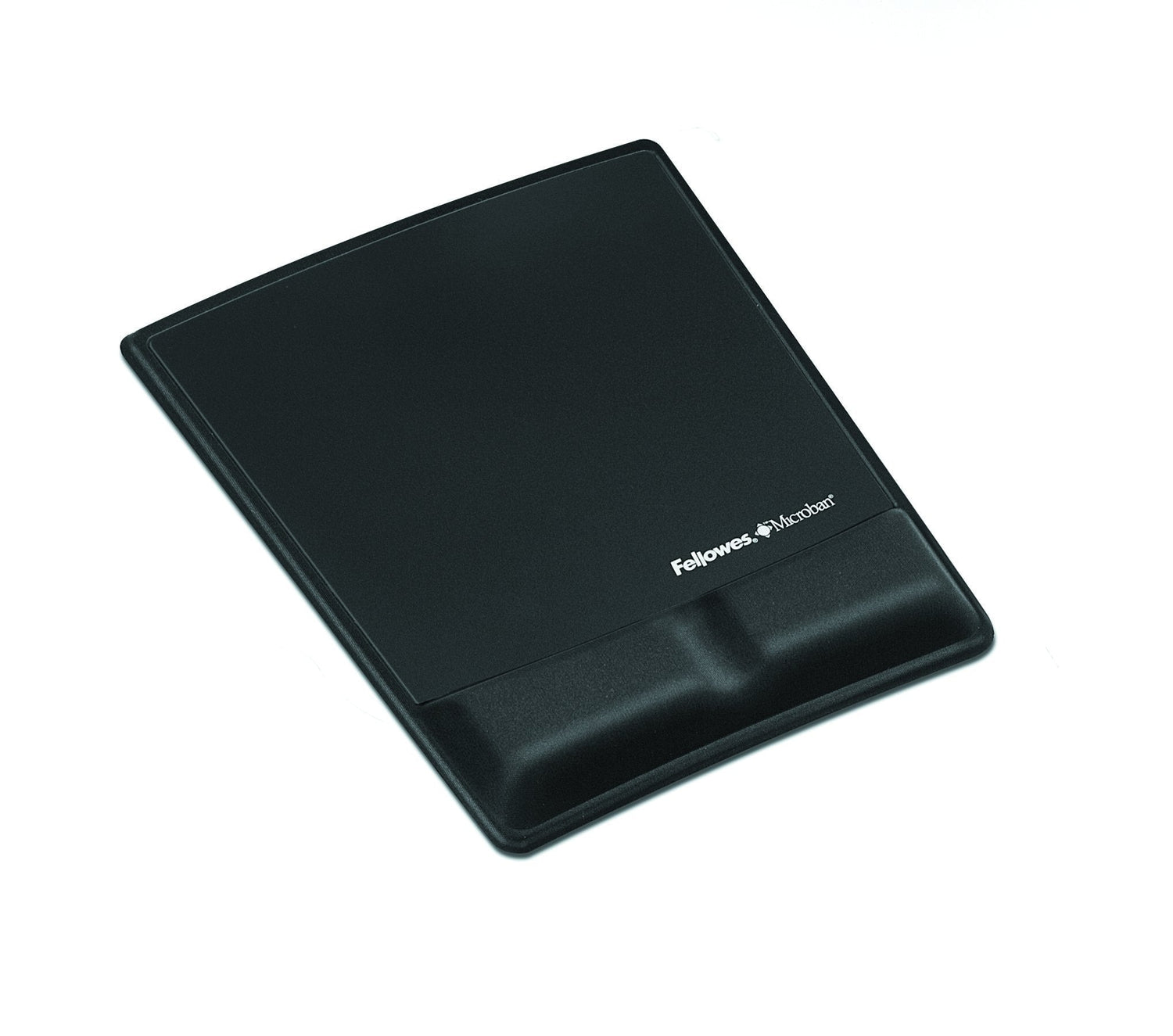 Fellowes Alfombrilla Con Reposamuñecas De Espuma Canal Ergonomico - Diseñador Para Evitar Dolor De Muñeca - Color Negro