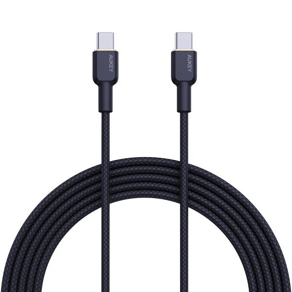 EAN 0689323785360 - AUKEY CB-NCC1 USB-C Type-C Power Delivery PD 60W 3A 1m Nylon Black cable USB USB 3.2 Gen 1 (3.1 Gen 1) US imagen 3