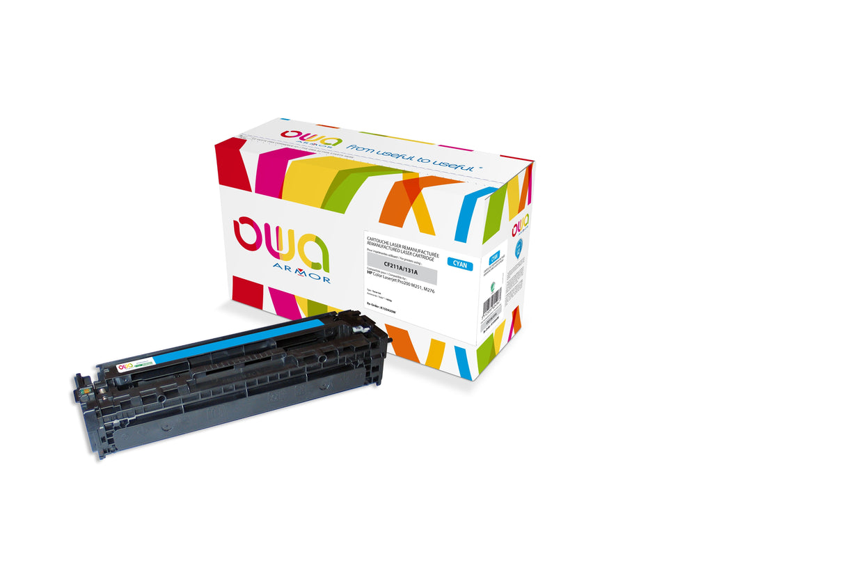 Owa Toner Compatible Con Hp Cf211a (131a) Canon 731 (1800 S.) Cyan
