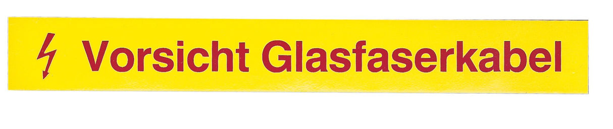 Efb 80361.1-50 Lwl Kennzeichnungs- Streifen Vorsicht Glasfasercable Vpe50