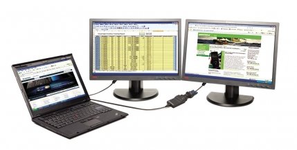 Adaptador Lenovo Usb 3.0 - Dvi/Vga, Usb A, Dvi/Vga, Macho/Hembra, Negro