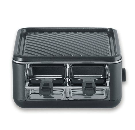 Severin Black Line Lite Mini Parrilla Raclette Rg 2360 Negro, 800 Vatios 4008146044632