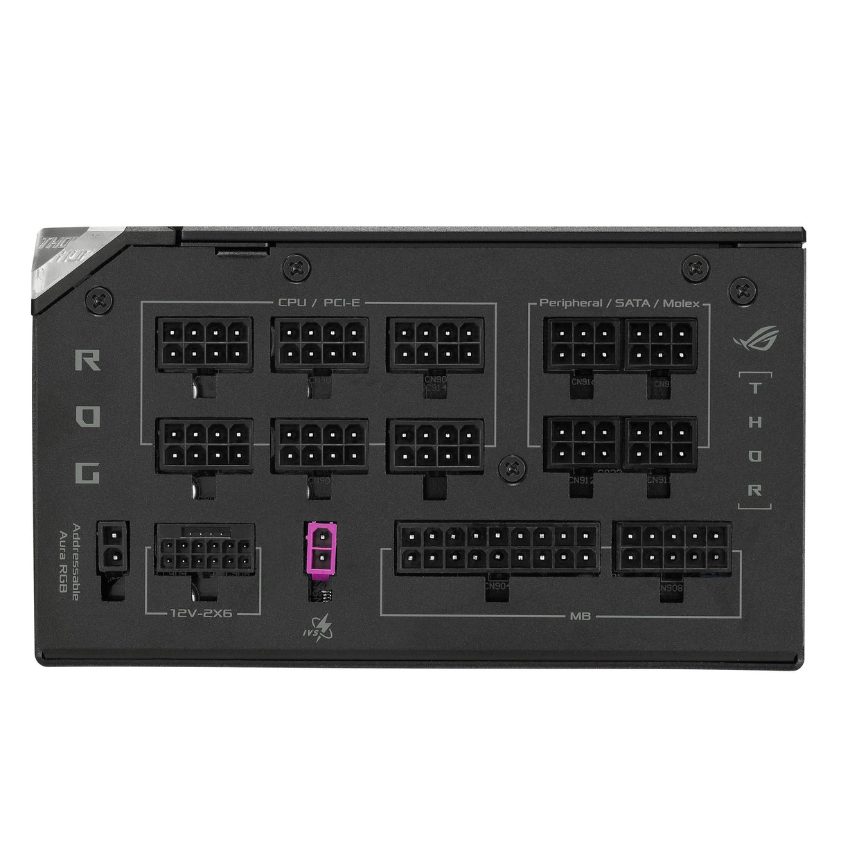 EAN 4711387610596 - ASUS ROG -THOR-1000P3-GAMING unidad de fuente de alimentación 1000 W 20+4 pin ATX ATX Negro imagen 8