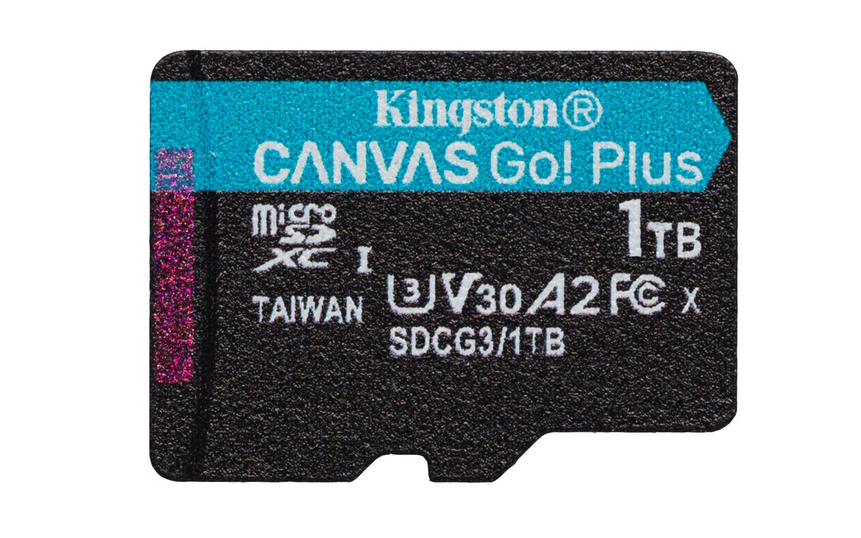 Kingston Tarjeta De Memoria Microsdxc De 1tb (Negro, Uhs-I U3, Clase 10, V30, A2)
