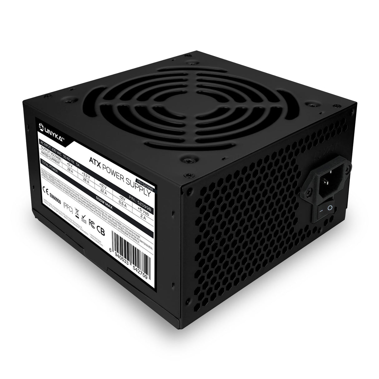 EAN 8436617921827 - UNYKAch AERO C15 Midi Tower Negro imagen 9