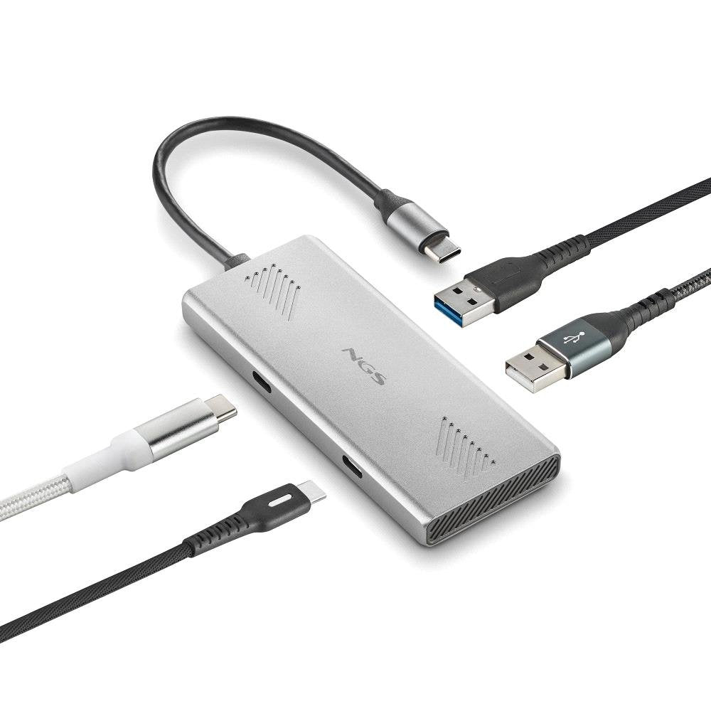 EAN 8435430624458 - NGS WONDERDUO-C USB Tipo C 5000 Mbit/s Plata imagen 5