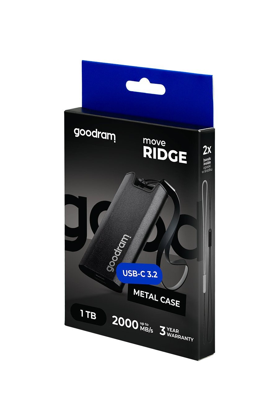 EAN 5908267913079 - Goodram SSDR-GMRE-01T-K0 unidad externa de estado sólido 1 TB 3.2 Gen 2 (3.1 Gen 2) Negro imagen 11