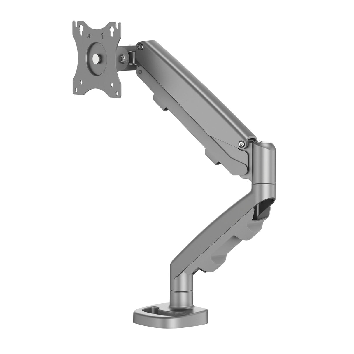 Fellowes Eppa Brazo Para Monitor Individual  Hasta 39" Y 8kg - Ajuste Con Muelle De Gas - Color Plata