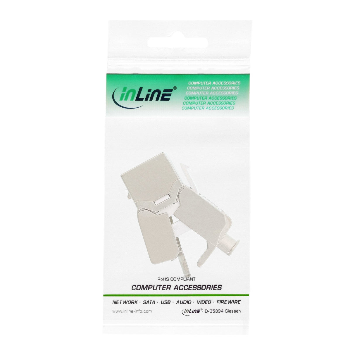Módulo A Presión Inline Rj45 Keystone Jack Cat.6a