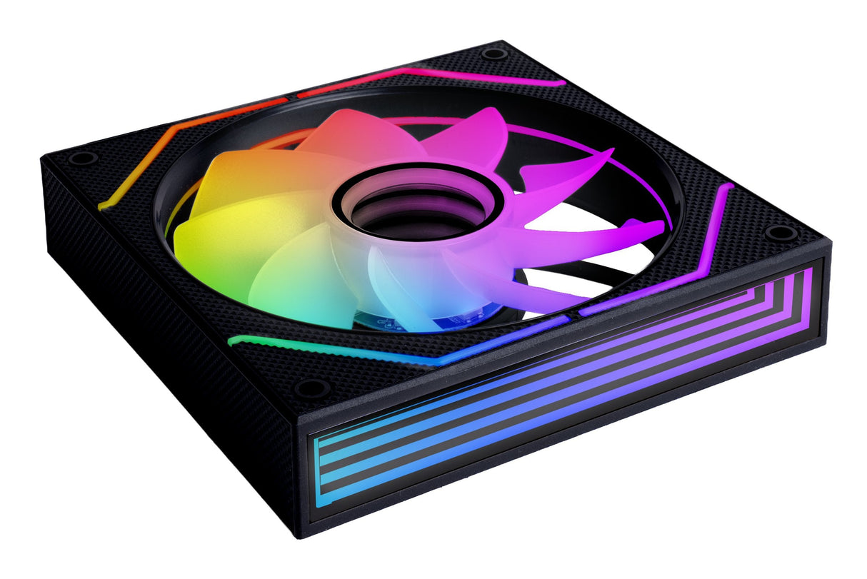 Kit 2 Ventiladores Pc Auxiliar Mf-3d Prox2r Negro Mars Gaming Argb/ Silencioso 12db / 12mm.