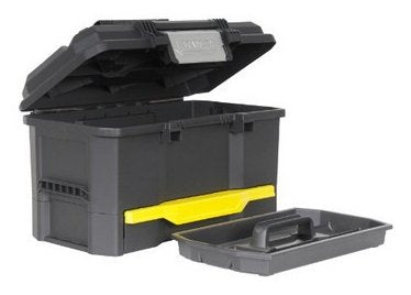 Caja De Herramientas Stanley Plástico Con Cajón 1-70-316 Negro