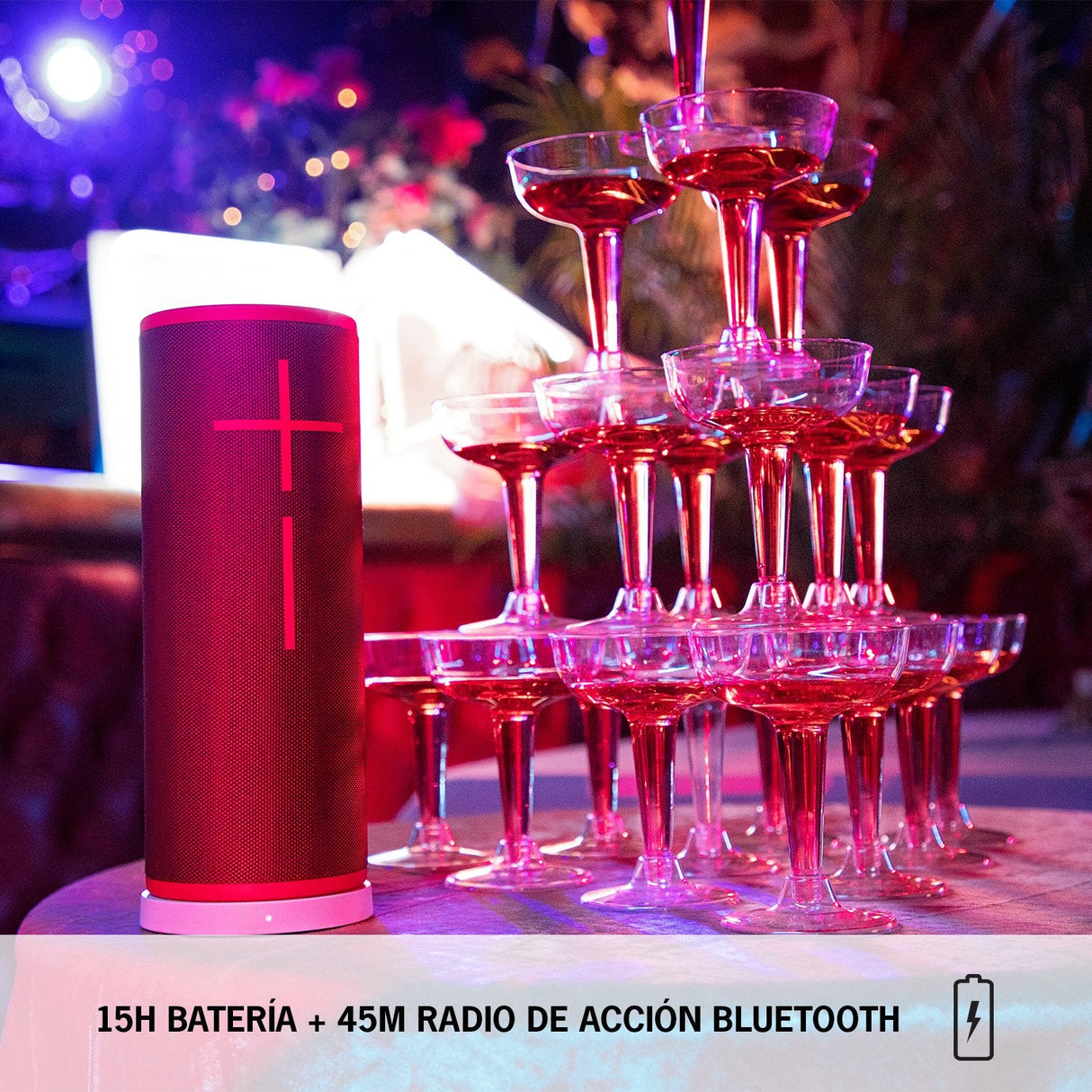 Ultimate Ears Boom 3 Rojo - Altavoz Bluetooth