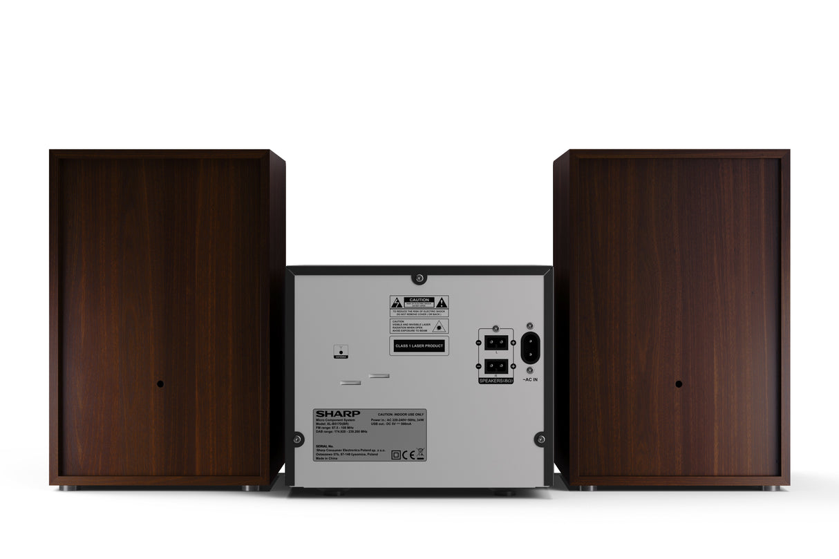 EAN 4974019192413 - Sharp XL-B517D Microcadena de música para uso doméstico 45 W Marrón imagen 5