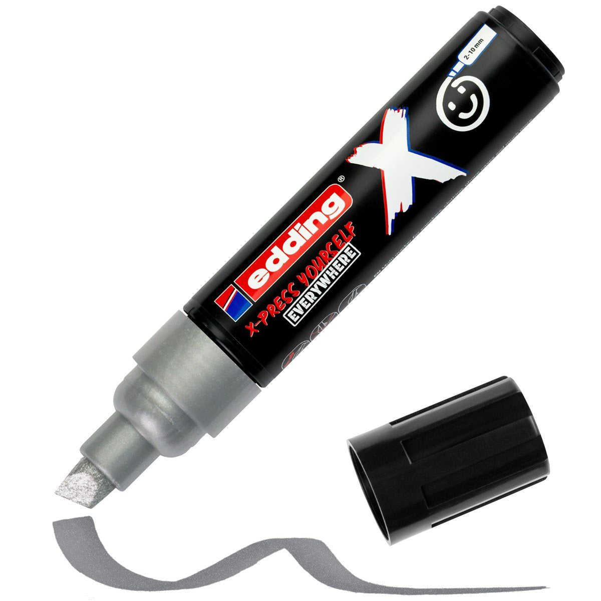 EAN 4057305067104 - Edding 6900 X Multimarker marcador permanente Punta de cincel Azul, Plata, Turquesa 3 pieza(s) imagen 4