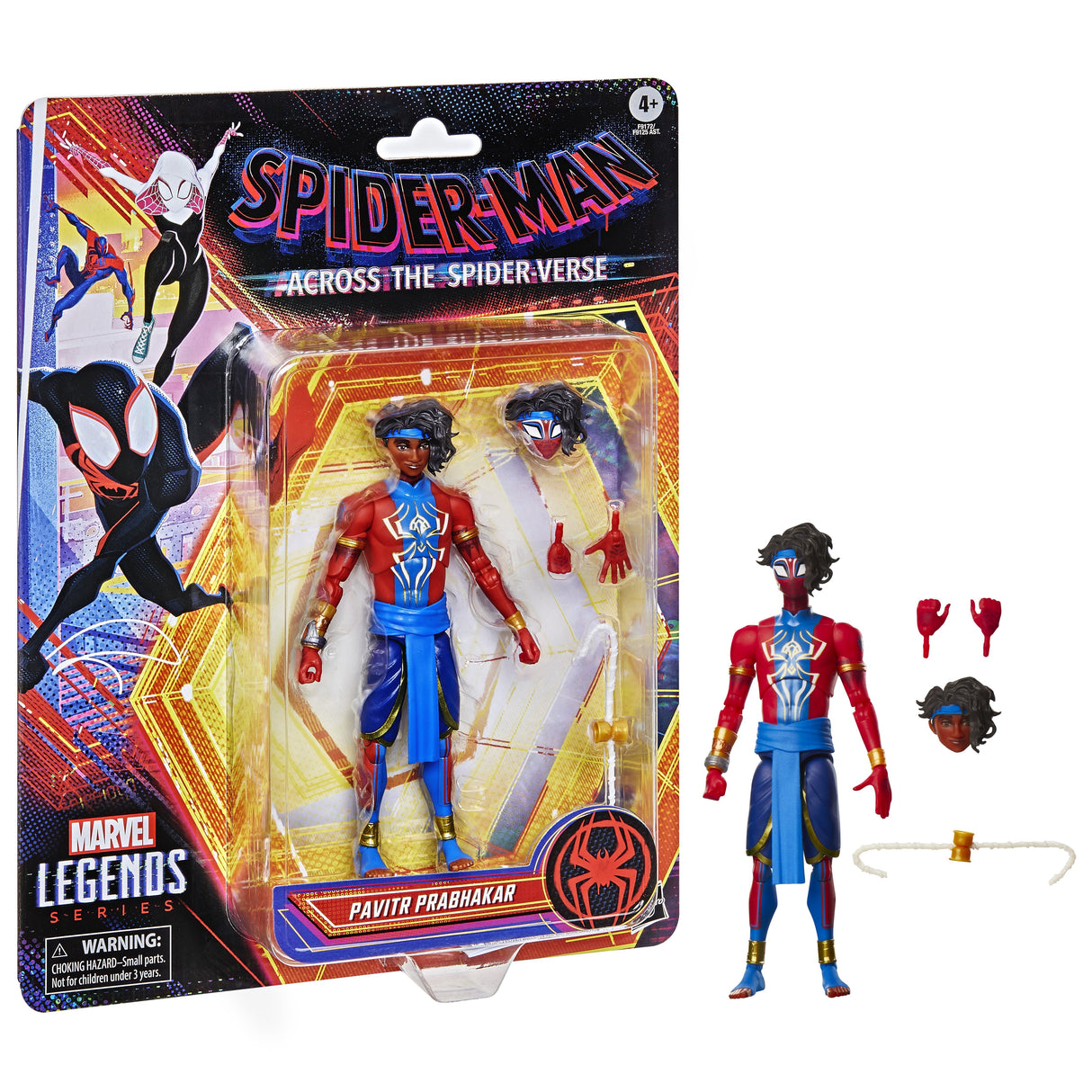 Figura Hasbro Marvel Legends Series Spider Man Across The Spider Verse Pavitr Prabhakar
